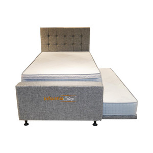 Informa Sleep 120X200 cm Buffel Kasur 4 In 1 - Abu-Abu Mattress Latex Foam Matras Medium Firm Kasur Tidur Single Perlengkapan Kamar Tidur