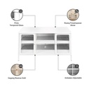 Informa Lanvin Kabinet 2 Pintu - Putih Lemari Kabinet Serbaguna Cabinet Penyimpanan Indoor Furniture Rumah