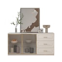 Informa Igniz Kabinet - Putih Lemari Kabinet Serbaguna Cabinet Penyimpanan Indoor Furniture Rumah