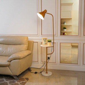Informa French Lampu Lantai - Bronze Standing Floor Light Lampu Tiang Dekorasi Lampu Berdiri