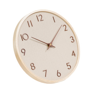 Informa 30 cm Jam Dinding Kayu 18W - Putih Wall Clock Jam Tembok Analog Aesthetic Dekorasi Rumah Hiasan Dinding