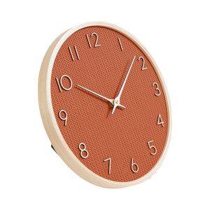 Informa 30 cm Jam Dinding Kayu 18R - Merah Wall Clock Jam Tembok Analog Aesthetic Dekorasi Rumah Hiasan Dinding
