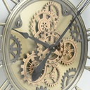 Informa 86 cm Jam Dinding Gear - Bronze Wall Clock Jam Tembok Analog Aesthetic Dekorasi Rumah Hiasan Dinding