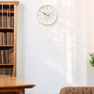 Informa 40 cm Jam Dinding 347Ys - Cokelat Natural Wall Clock Jam Tembok Analog Aesthetic Dekorasi Rumah Hiasan Dinding