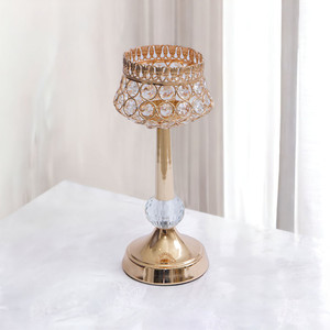 Informa 12X12X29 cm Hestia Tempat Lilin Dekorasi A1 - Gold Candle Holder Deco Wadah Lilin Dekoratif Pajangan Dekorasi Meja Aesthetic