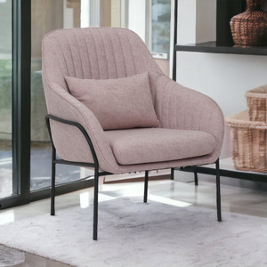 Informa Yore Kursi Lounge - Pink Kursi Indoor Aesthetic Chair Kursi Santai Serbaguna