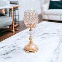 Informa 12X12X32 cm Artemis Tempat Lilin Dekorasi A1 - Gold Candle Holder Deco Wadah Lilin Dekoratif Pajangan Dekorasi Meja Aesthetic