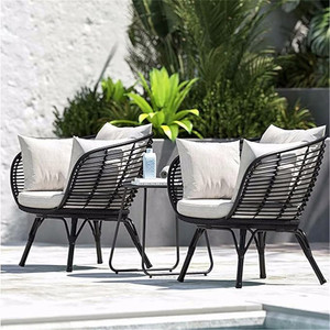 Informa Sl Yosan Kursi Lounge - Hitam Aesthetic Chair Kursi Santai Serbaguna Kursi Tamu Rumah