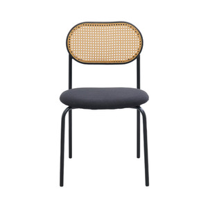 Informa Lixy Kursi - Hitam Multipurpose Chair Kursi Makan Cafe Restoran Tempat Duduk Serbaguna Balcony Chair Furnitur Rumah