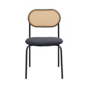 Informa Lixy Kursi - Hitam Multipurpose Chair Kursi Makan Cafe Restoran Tempat Duduk Serbaguna Balcony Chair Furnitur Rumah