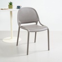Informa Friga Kursi Teras - Abu-Abu Balcony Chair Kursi Outdoor Serbaguna Furniture Rumah Tempat Duduk Kursi Halaman Balkon