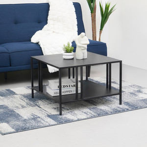 Informa Spencer Meja Tamu Square Coffee Table Meja Ruang Tamu Serbaguna Meja Sofa Persegi Furniture Rumah Aesthetic
