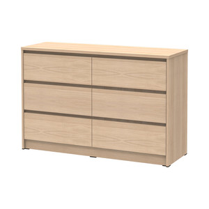 Informa Rana Laci Penyimpanan Double 3 Tingkat - Cokelat Maple Laci Kabinet Serbaguna Cabinet Penyimpanan Indoor Multifunctional Drawer Storage Furniture Rumah