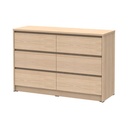 Informa Rana Laci Penyimpanan Double 3 Tingkat - Cokelat Maple Laci Kabinet Serbaguna Cabinet Penyimpanan Indoor Multifunctional Drawer Storage Furniture Rumah