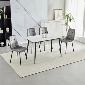 Informa Maui Set Meja Makan 4 Kursi - Putih Dining Table Set Meja Kursi Ruang Makan Aesthetic Furniture Dining Room