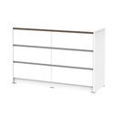 Informa Rana Laci Penyimpanan Double 3 Tingkat - Putih Laci Kabinet Serbaguna Cabinet Penyimpanan Indoor Multifunctional Drawer Storage Furniture Rumah