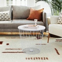 Informa Troy Meja Tamu Dengan Penyimpanan - Putih Coffee Table Meja Ruang Tamu Serbaguna Meja Sofa Lingkaran Furniture Rumah Aesthetic