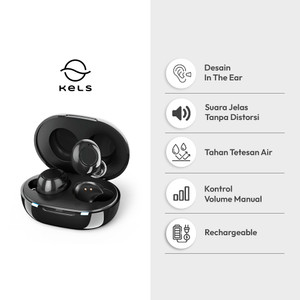 Informa Kels Alat Bantu Dengar Analog Ite Hr110 - Hitam Hearing Aid Alat Kesehatan Alat Bantu Pendengaran