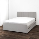 Informa Sleep 160X200 cm Pelindung Kasur Bamboo Sandwich - Putih Mattress Protector Penutup Atas Kasur Alas Matras Pelindung Tempat Tidur