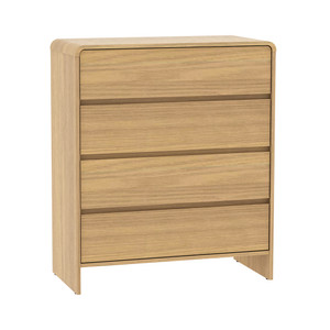 Informa Raphael Laci Penyimpanan 4 Tingkat - Cokelat Oak Laci Kabinet Serbaguna Cabinet Penyimpanan Indoor Multifunctional Drawer Storage Furniture Rumah