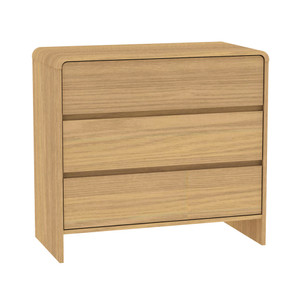 Informa Raphael Laci Penyimpanan 3 Tingkat - Cokelat Oak Laci Kabinet Serbaguna Cabinet Penyimpanan Indoor Multifunctional Drawer Storage Furniture Rumah