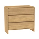 Informa Raphael Laci Penyimpanan 3 Tingkat - Cokelat Oak Laci Kabinet Serbaguna Cabinet Penyimpanan Indoor Multifunctional Drawer Storage Furniture Rumah