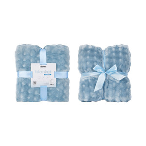 Informa 150X200 cm Selimut Polyester Willow - Biru Misty Blanket Kain Penghangat Tubuh Aksesoris Tempat Tidur Bedroom Accessories Perlengkapan Kamar Tidur