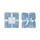 Informa 150X200 cm Selimut Polyester Willow - Biru Misty Blanket Kain Penghangat Tubuh Aksesoris Tempat Tidur Bedroom Accessories Perlengkapan Kamar Tidur