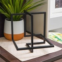 Informa 25 cm Patung Miniatur Abstrak Cube - Hitam Pajangan Meja Aesthetic Home Decor Hiasan Rumah Unik