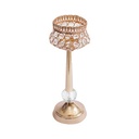 Informa 12X12X34 cm Hestia Tempat Lilin Dekorasi A2 - Gold Candle Holder Deco Wadah Lilin Dekoratif Pajangan Dekorasi Meja Aesthetic