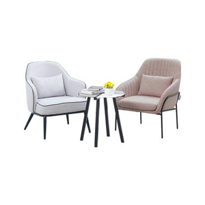 Informa Yore Kursi Lounge - Pink Kursi Indoor Aesthetic Chair Kursi Santai Serbaguna