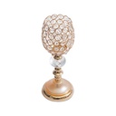 Informa 12X12X32 cm Artemis Tempat Lilin Dekorasi A1 - Gold Candle Holder Deco Wadah Lilin Dekoratif Pajangan Dekorasi Meja Aesthetic
