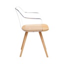 Informa Sahiro Kursi - Cokelat Natural Multipurpose Chair Kursi Makan Cafe Restoran Tempat Duduk Serbaguna Balcony Chair Furnitur Rumah