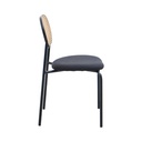 Informa Lixy Kursi - Hitam Multipurpose Chair Kursi Makan Cafe Restoran Tempat Duduk Serbaguna Balcony Chair Furnitur Rumah