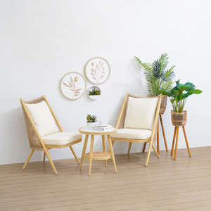 Informa Harper Kursi Lounge - Cokelat Aesthetic Chair Kursi Santai Serbaguna Kursi Tamu Rumah Kantor