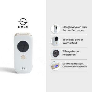 Informa Kels Alat Cukur Ipl B300 - Putih / Gold Shaver Hair Removal Alat Pemangkas Rambut Cukur Elektrik