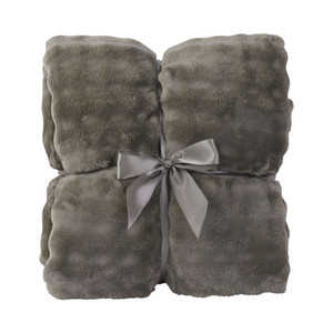 Informa 240X220 Selimut Polyester Willow - Abu-Abu Cinder Blanket Kain Penghangat Tubuh Aksesoris Tempat Tidur Bedroom Accessories Perlengkapan Kamar Tidur