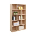 Informa Rana Rak Buku 10 Kompartemen - Cokelat Maple Bookshelf Books Storage Cabinet Kabinet Tempat Buku Dan Majalah Rak Pajangan Serbaguna