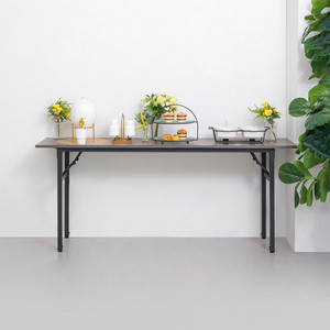 Informa 150X45X75 cm Yard Meja Lipat - Abu-Abu Meja Serbaguna Folding Table Multifunctional Foldable Desk Picnic Table Furniture House
