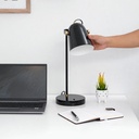 Informa Gemma Lampu Meja - Hitam Multifunctional Table Lamp Lampu Baca Dan Belajar Serbaguna Penerangan Kamar Desk Light Study Lamp