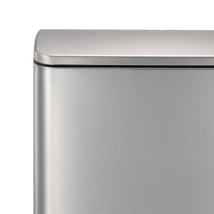 Informa Eko 20 Ltr Ecube Tempat Sampah Pedal Rectangle - Silver Tong Sampah Wadah Pembuangan Alat Kebersihan Indoor Trash Bin