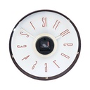 Informa 40 cm Jam Dinding 347Ds - Cokelat Tua Wall Clock Jam Tembok Analog Aesthetic Dekorasi Rumah Hiasan Dinding