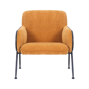 Informa Yolke Kursi Lounge - Kuning Mustard Kursi Minimalis Aesthetic Chair Kursi Santai Serbaguna Kursi Cafe