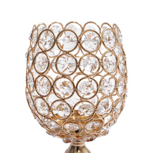 Informa 12X12X32 cm Artemis Tempat Lilin Dekorasi A1 - Gold Candle Holder Deco Wadah Lilin Dekoratif Pajangan Dekorasi Meja Aesthetic