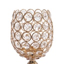Informa 12X12X32 cm Artemis Tempat Lilin Dekorasi A1 - Gold Candle Holder Deco Wadah Lilin Dekoratif Pajangan Dekorasi Meja Aesthetic