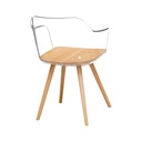 Informa Sahiro Kursi - Cokelat Natural Multipurpose Chair Kursi Makan Cafe Restoran Tempat Duduk Serbaguna Balcony Chair Furnitur Rumah