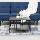 Informa Spencer Meja Tamu Square Coffee Table Meja Ruang Tamu Serbaguna Meja Sofa Persegi Furniture Rumah Aesthetic