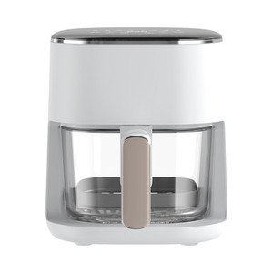 Kels 3 ltr Barsha Air Fryer Glass - Krem Beige Alat Masak Goreng Pembuat Makanan Penggoreng Tanpa Minyak Elektronik Dapur