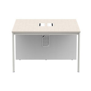Informa Sieben Meja Kantor 2S Iw - Putih Office Table Furnitur Kantor Meja Kerja Belajar Serbaguna