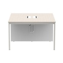 Informa Sieben Meja Kantor 2S Iw - Putih Office Table Furnitur Kantor Meja Kerja Belajar Serbaguna